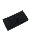 Bandeau femme large en coton extensible, accessoire de coiffure confortable pour sport, yoga, quotidien et maquillage, modèle Fresha - Bandeau pour cheveux - Noir