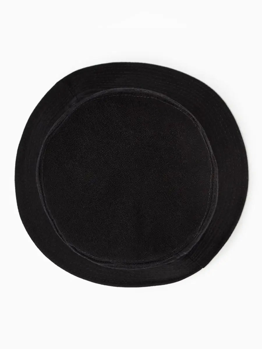 Bob en coton unisexe, broderie Reclusive, protection solaire, pliable, modèle Atom - Casquette - Noir