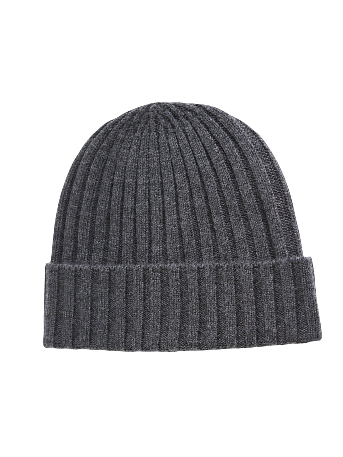 Bonnet chaud hiver, maille côtelée épaisse, bonnet noir ou gris, bonnet extensible automne hiver, bonnet tricoté classique, modèle Valo - Bonnets - Gris
