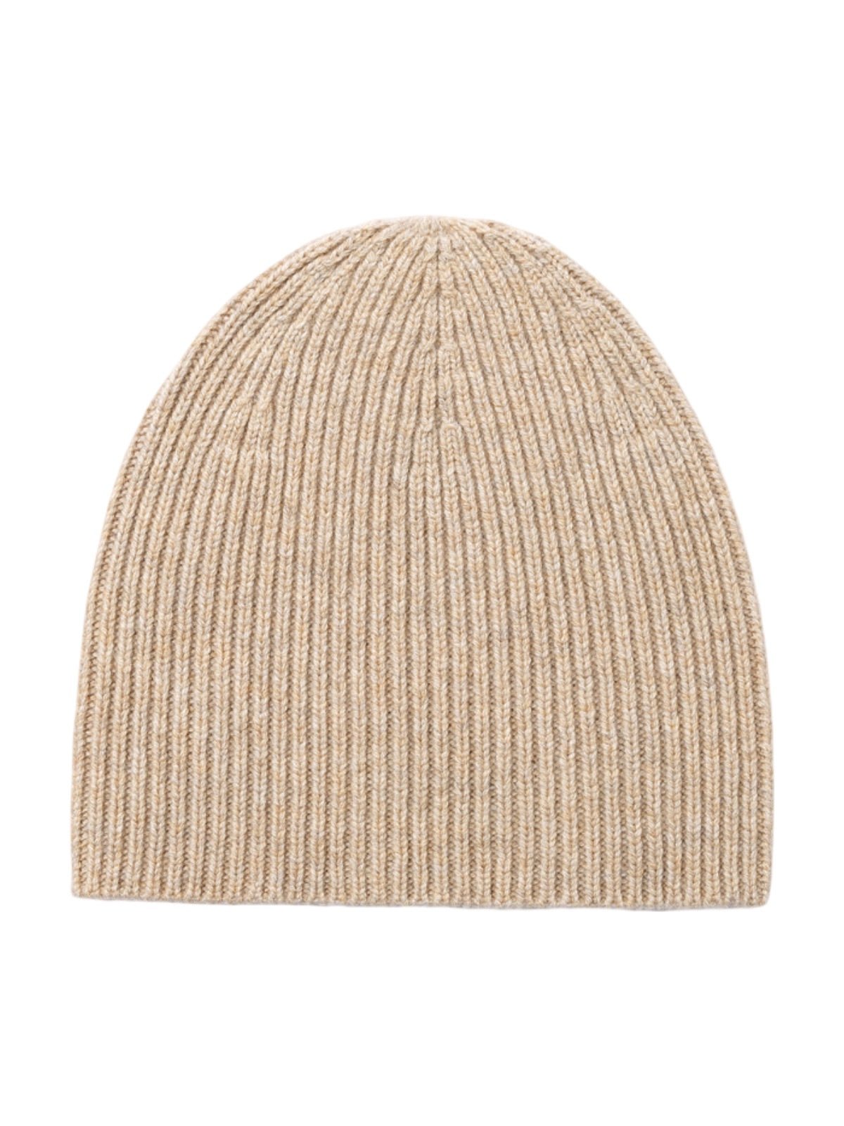 Bonnet en laine chaude pour homme, maille côtelée extensible, style minimaliste et confortable pour l'hiver, modèle Lokey - Bonnets - Beige