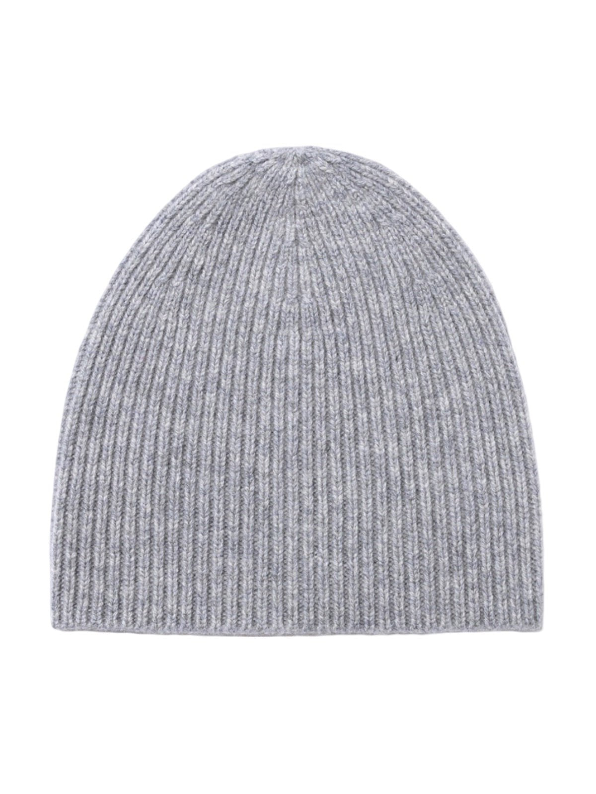 Bonnet en laine chaude pour homme, maille côtelée extensible, style minimaliste et confortable pour l'hiver, modèle Lokey - Bonnets - Gris
