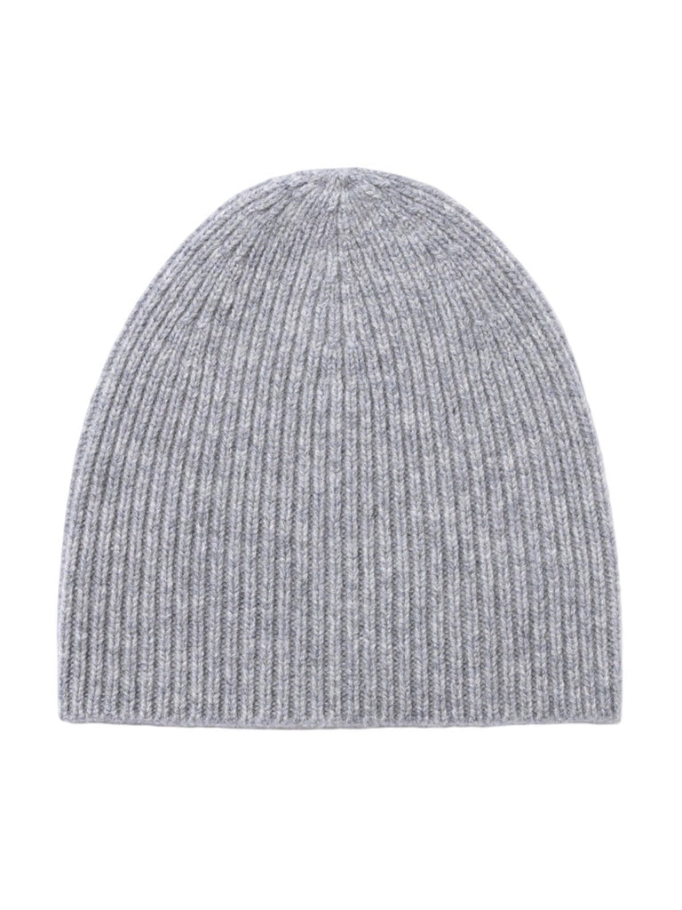 Bonnet en laine chaude pour homme, maille côtelée extensible, style minimaliste et confortable pour l'hiver, modèle Lokey - Bonnets - Gris