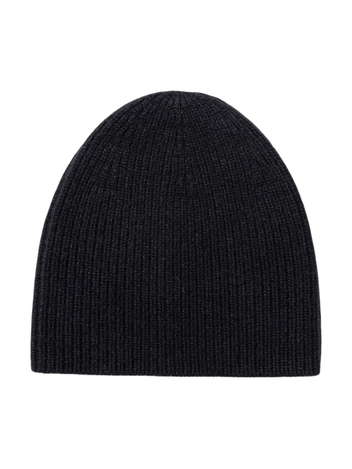 Bonnet en laine chaude pour homme, maille côtelée extensible, style minimaliste et confortable pour l'hiver, modèle Lokey - Bonnets - Noir