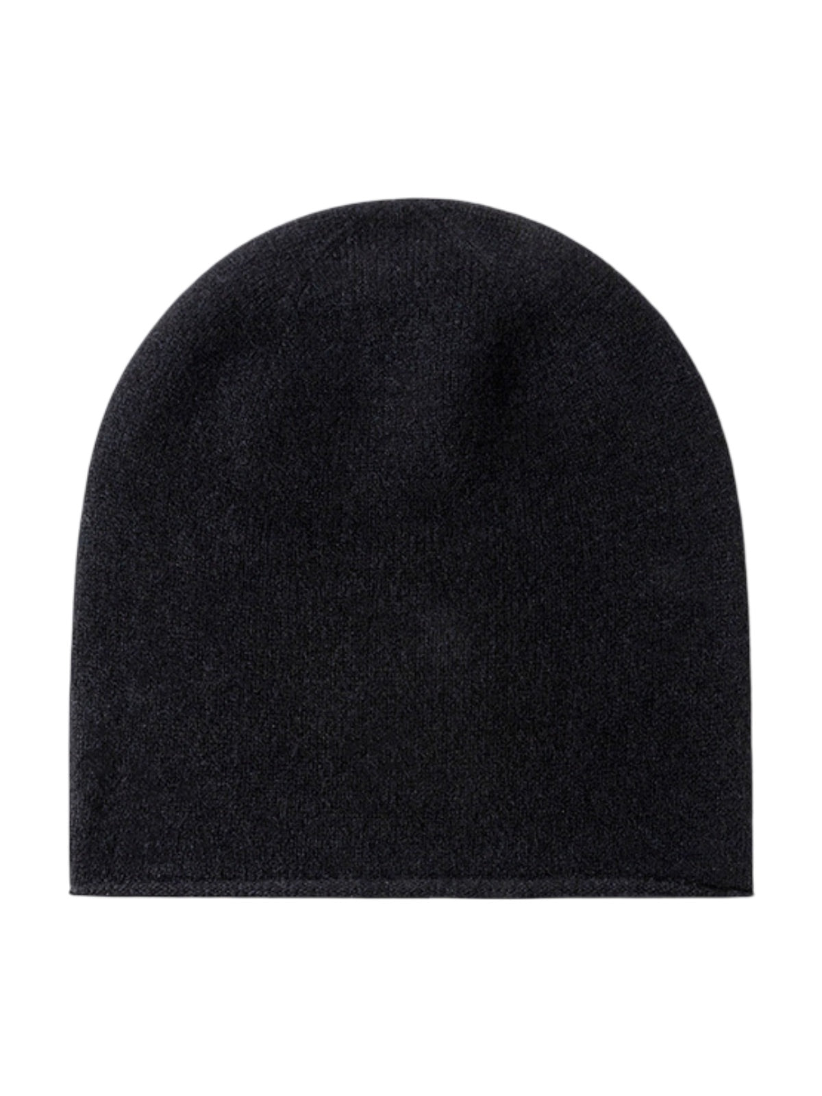 Bonnet en laine mérinos, tricot sans couture, unisexe, doux et chaud, bonnet extensible hiver, léger et compact, modèle Jay - Bonnets - Noir