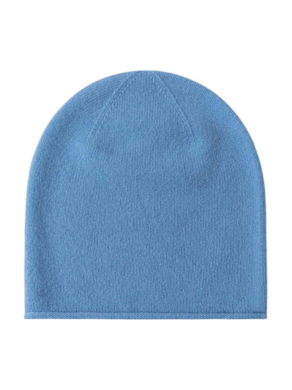 Bonnet en laine mérinos, tricot sans couture, unisexe, doux et chaud, bonnet extensible hiver, léger et compact, modèle Jay - Bonnets - Bleu