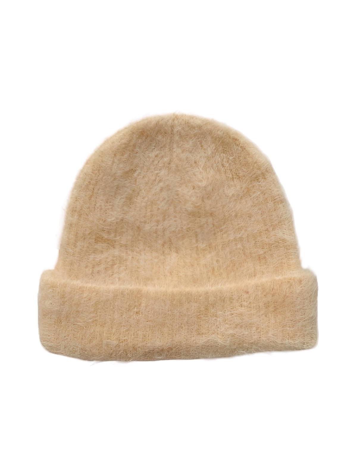 Fluffy alpaca mohair wool beanie, soft and warm feel, sleek and modern