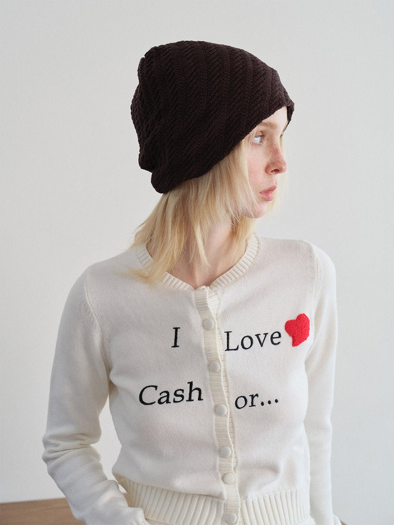 Bonnet tricoté chaud, design côtelé unisexe, coupe ample confortable, style streetwear hivernal, bonnet coton acrylique doux, bonnet sans bord structuré oversize, modèle Ova - Bonnets - Marron