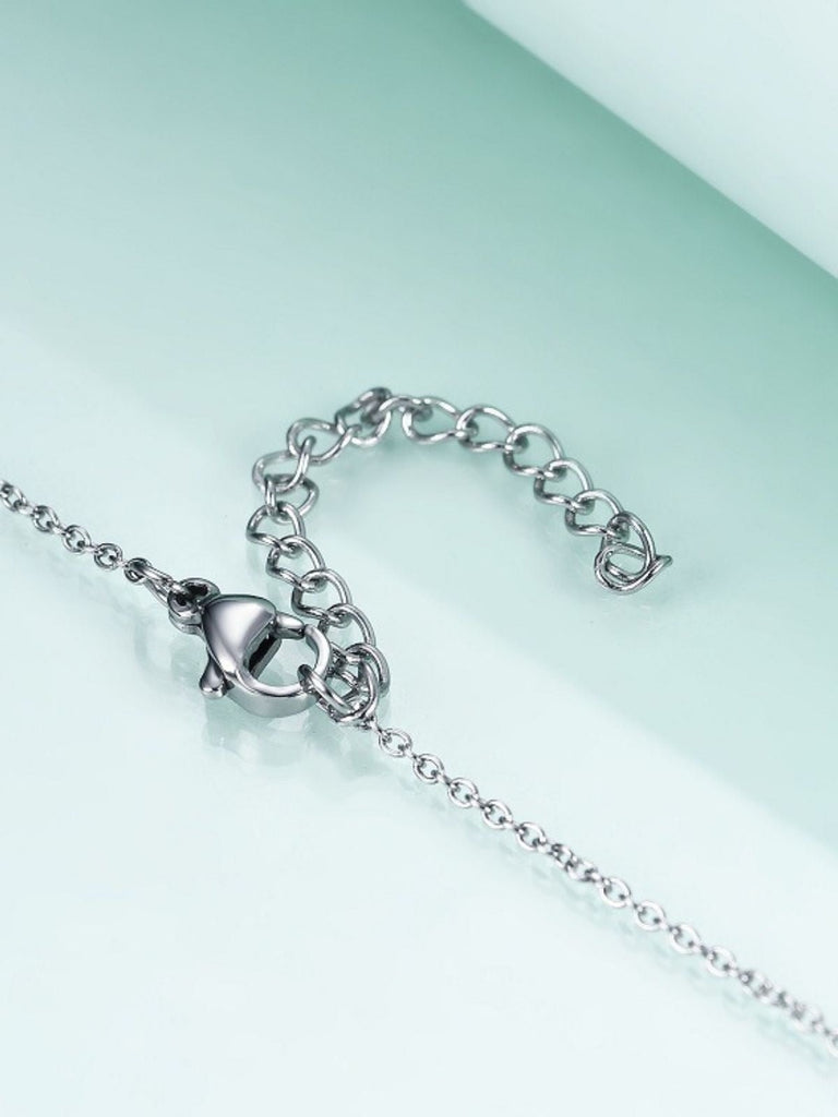 Bracelet tennis femme, or blanc, zircon scintillant, style luxe, fermoir sécurisé, modèle Larissa - Bracelet - Argent