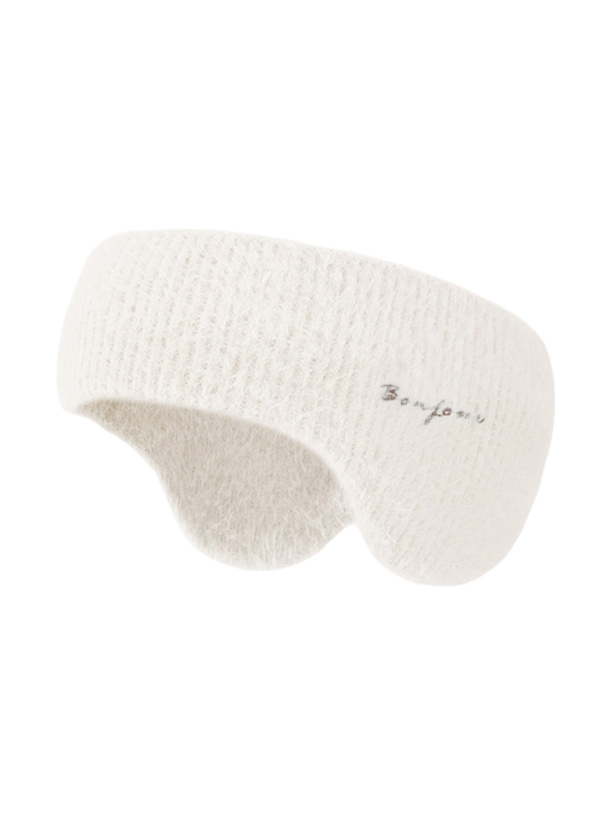 Cache - oreilles chaud hiver, bandeau doux femme, fausse fourrure vison, maintien oreilles, accessoire ski, extérieur, confortable, léger, modèle Vénissa - Cache - oreilles - Blanc