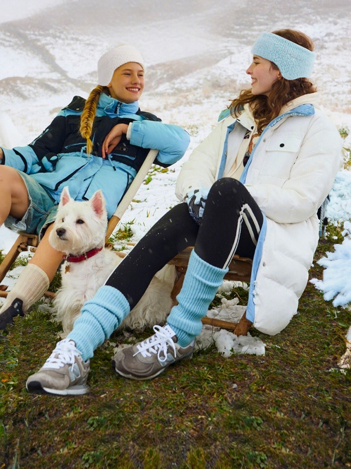 Cache - oreilles chaud hiver, bandeau doux femme, fausse fourrure vison, maintien oreilles, accessoire ski, extérieur, confortable, léger, modèle Vénissa - Cache - oreilles - Bleu clair