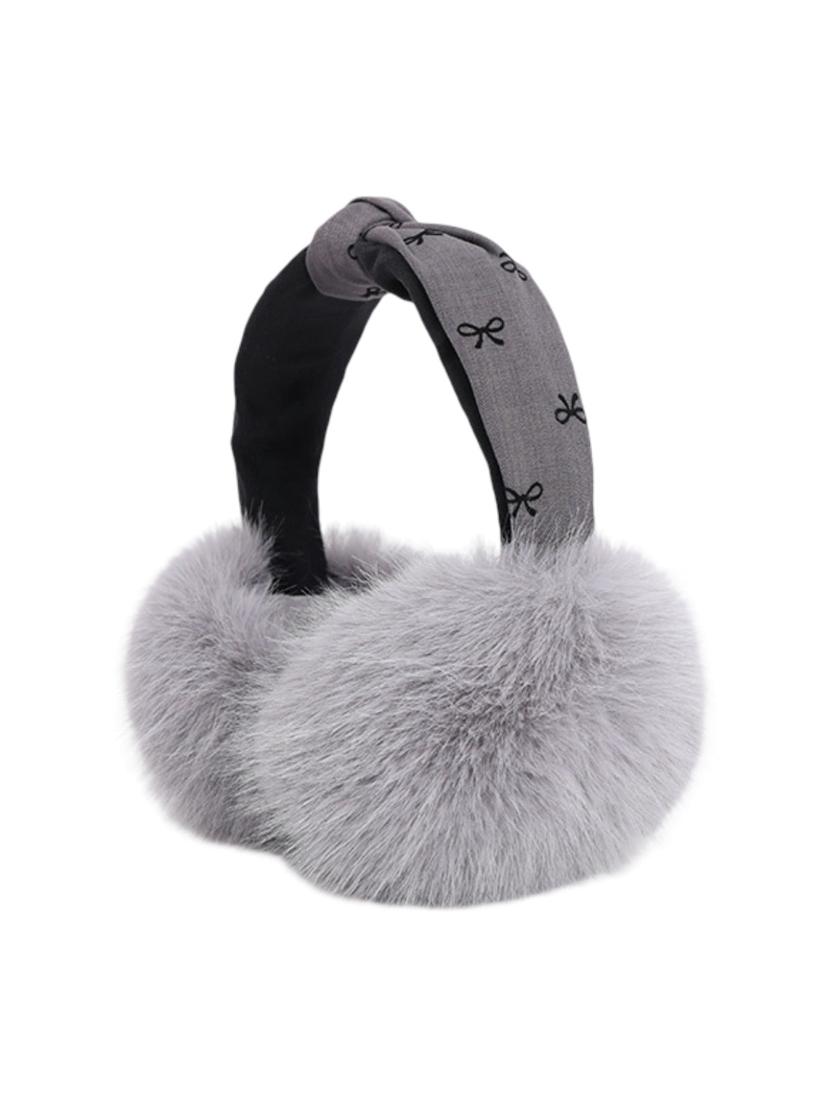 Cache - oreilles doux hiver femme, cache - oreilles chaud pliable, serre - tête en fausse fourrure, cache - oreilles moelleux, protection anti - froid élégante, modèle Josiane - Cache - oreilles - Gris