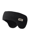 Cache - oreilles hiver doux, bandeau chaud, protection anti - froid, confort moelleux, accessoire de sport, style décontracté, modèle Sadire - Cache - oreilles - Noir