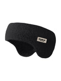 Cache - oreilles hiver doux, bandeau chaud, protection anti - froid, confort moelleux, accessoire de sport, style décontracté, modèle Sadire - Cache - oreilles - Noir