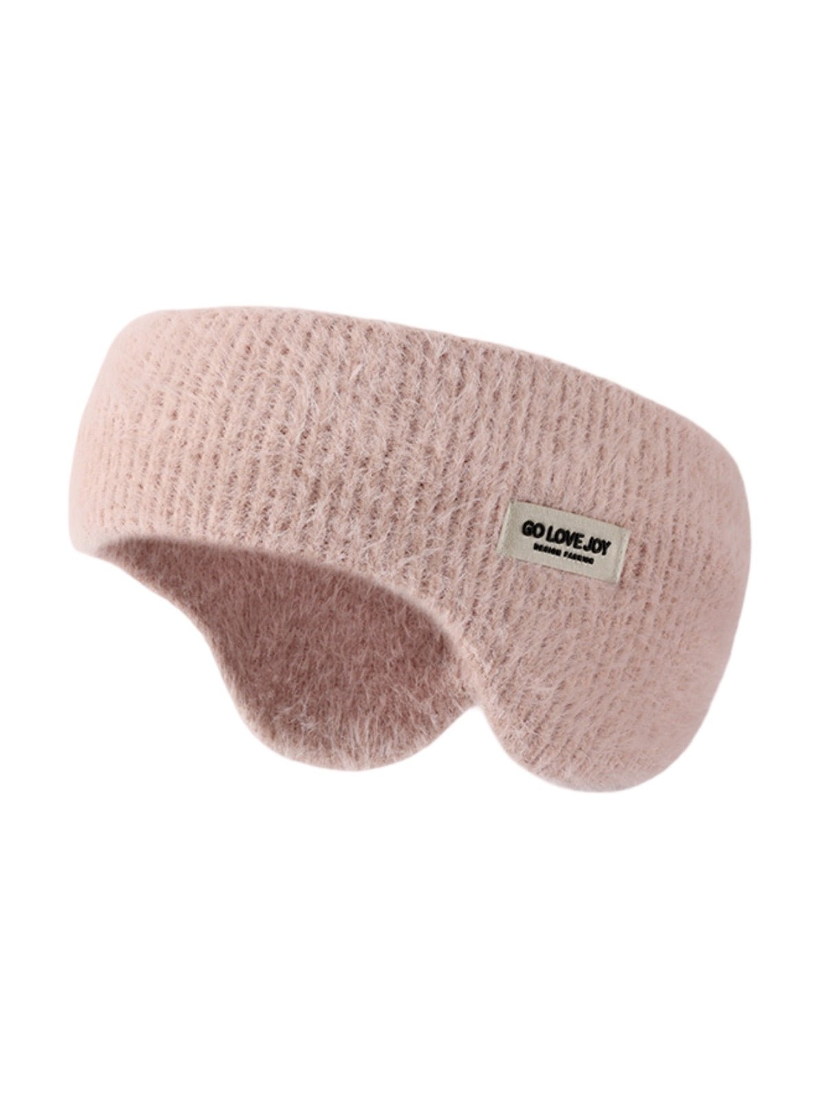 Cache - oreilles hiver doux, bandeau chaud, protection anti - froid, confort moelleux, accessoire de sport, style décontracté, modèle Sadire - Cache - oreilles - Rose