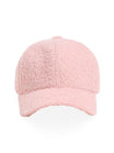 Casquette bouclette mouton, ajustable chaude, polaire, douce peluche à moumoute, modèle Mona - Casquette - Rose