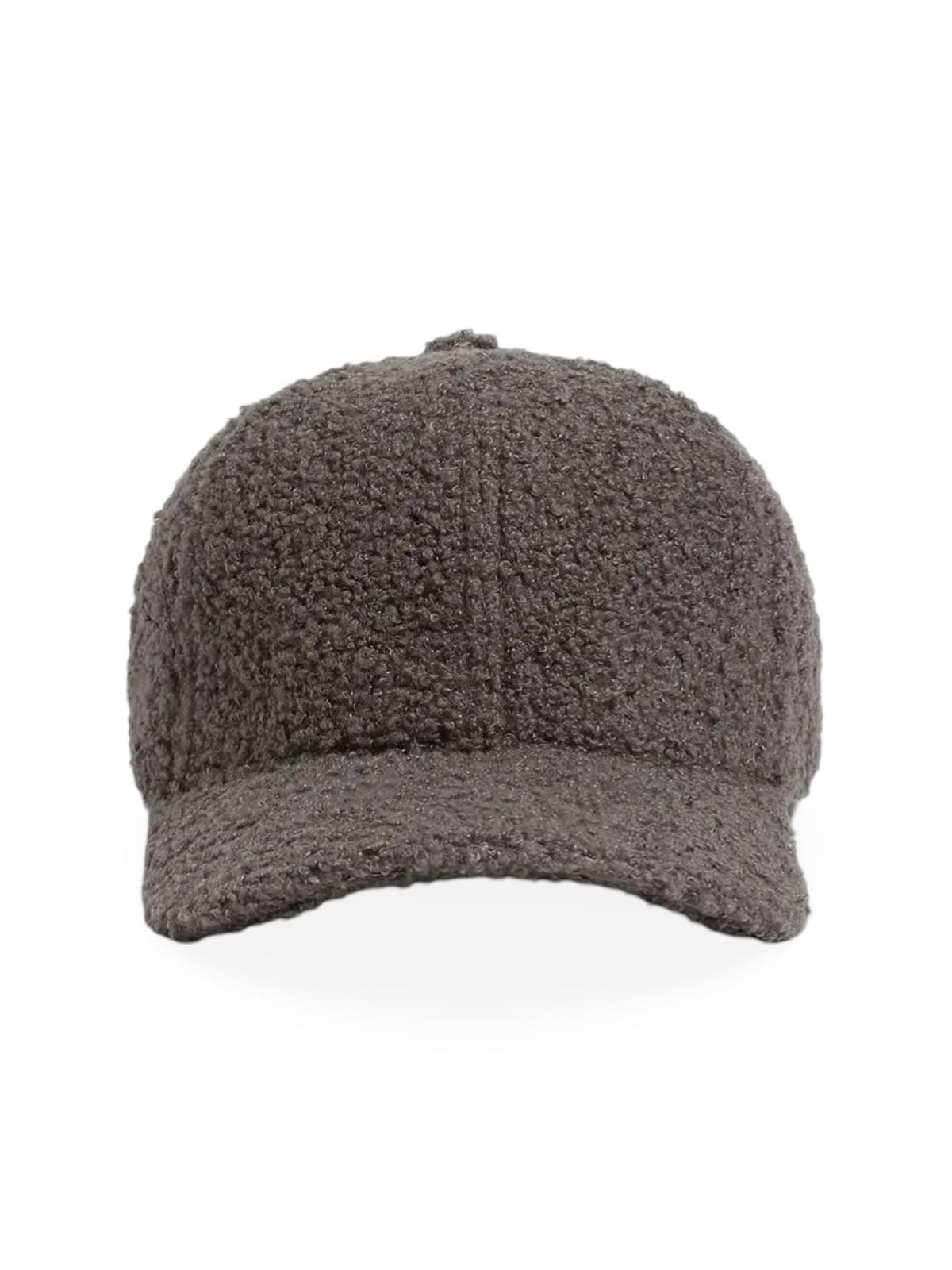 Casquette bouclette mouton, ajustable chaude, polaire, douce peluche à moumoute, modèle Mona - Casquette - Gris