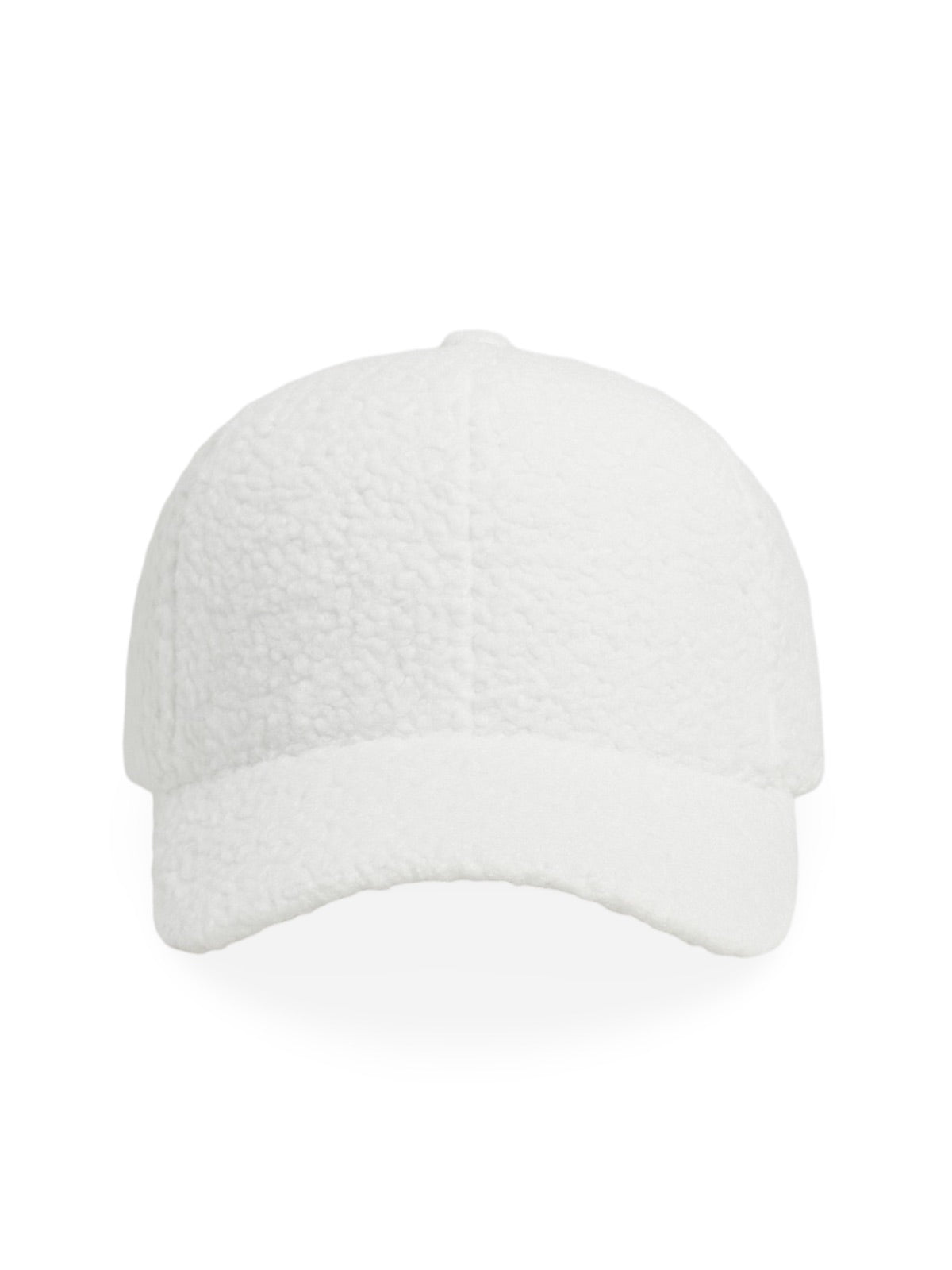 Casquette bouclette mouton, ajustable chaude, polaire, douce peluche à moumoute, modèle Mona - Casquette - Blanc