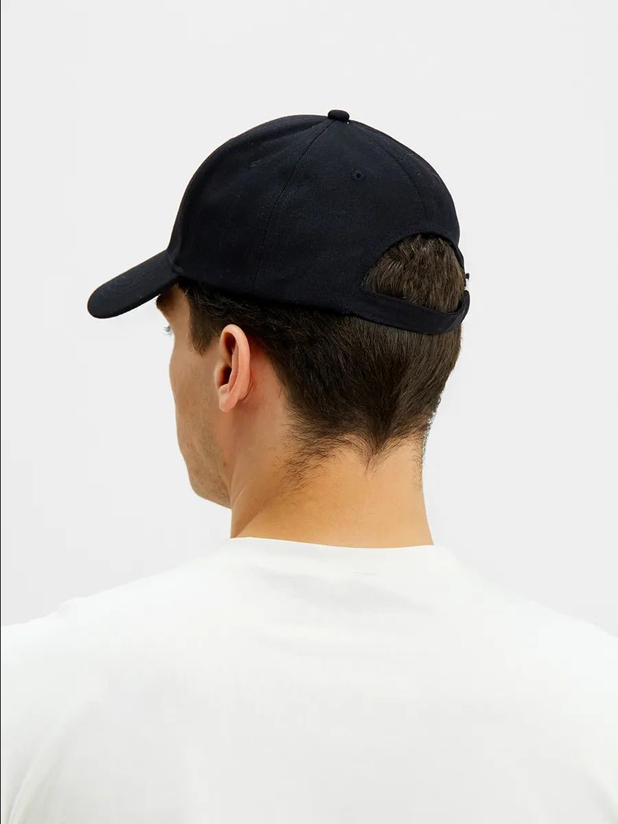 Casquette de baseball en coton brodée H, réglable, urbaine Y2K, mode été, modèle Toka - Casquette - Noir