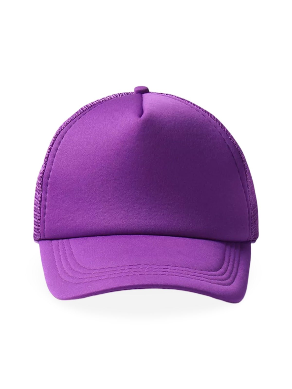 Casquette filet unie, légère et respirante, réglable, idéale pour l'été, modèle Quinn - Casquette - Violet