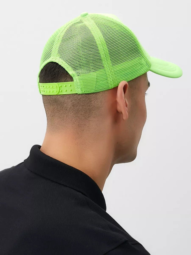 Casquette filet unie, légère et respirante, réglable, idéale pour l'été, modèle Quinn - Casquette - Vert