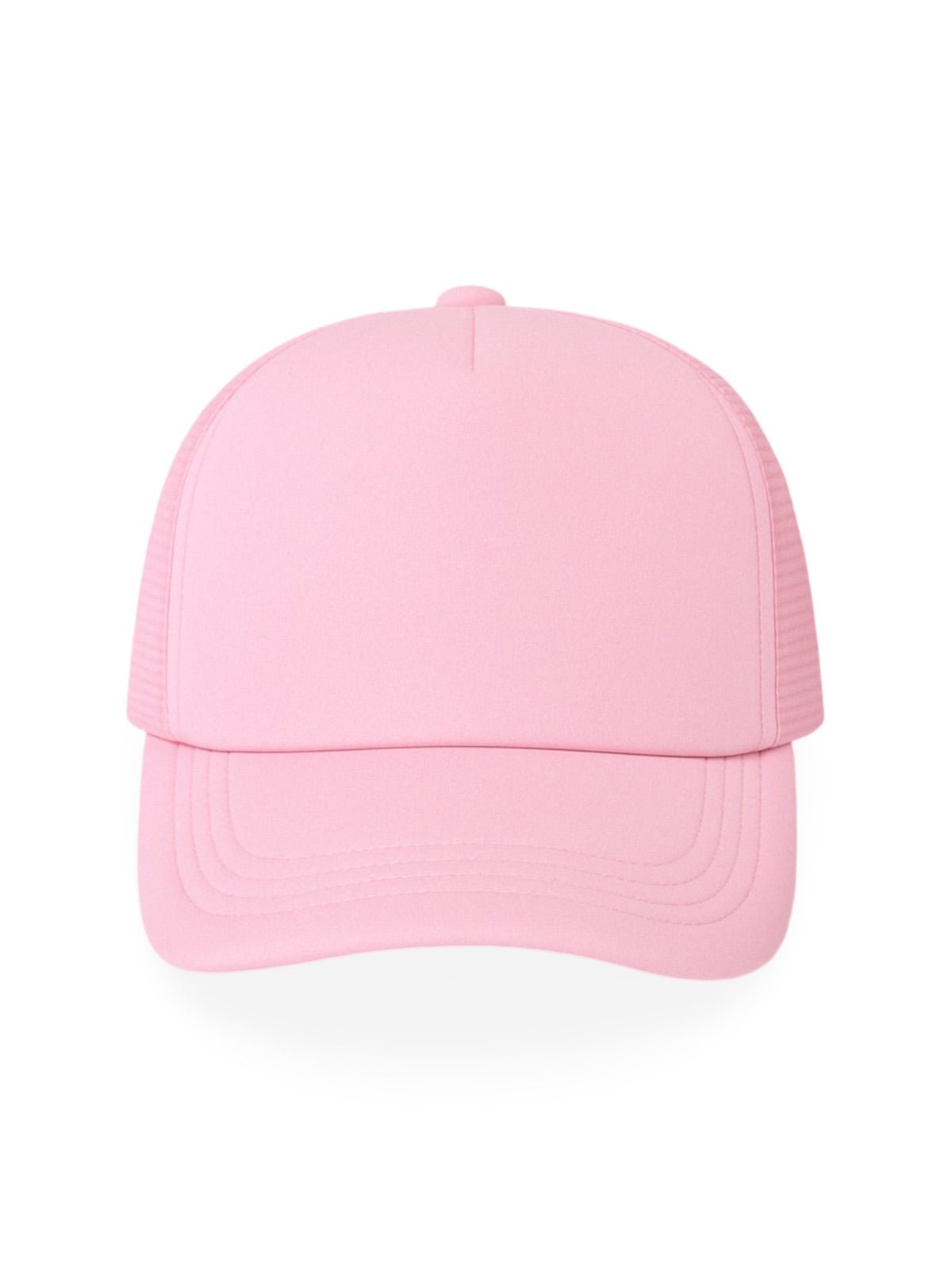 Casquette filet unie, légère et respirante, réglable, idéale pour l'été, modèle Quinn - Casquette - Rose