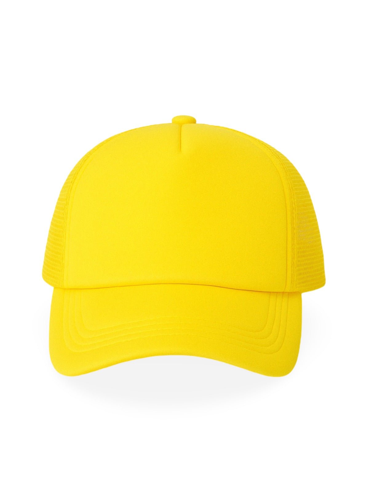 Casquette filet unie, légère et respirante, réglable, idéale pour l'été, modèle Quinn - Casquette - Jaune