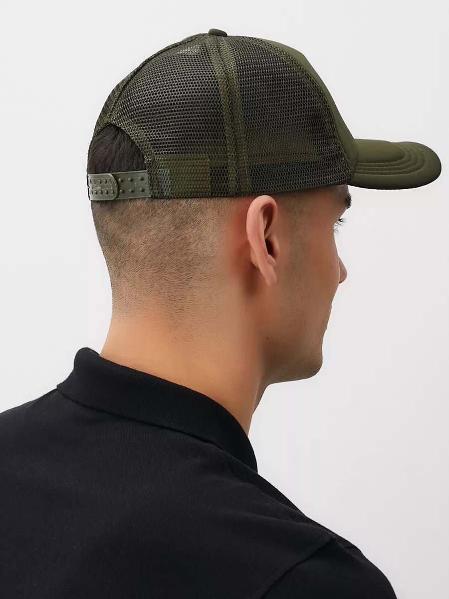 Casquette filet unie, légère et respirante, réglable, idéale pour l'été, modèle Quinn - Casquette - Kaki