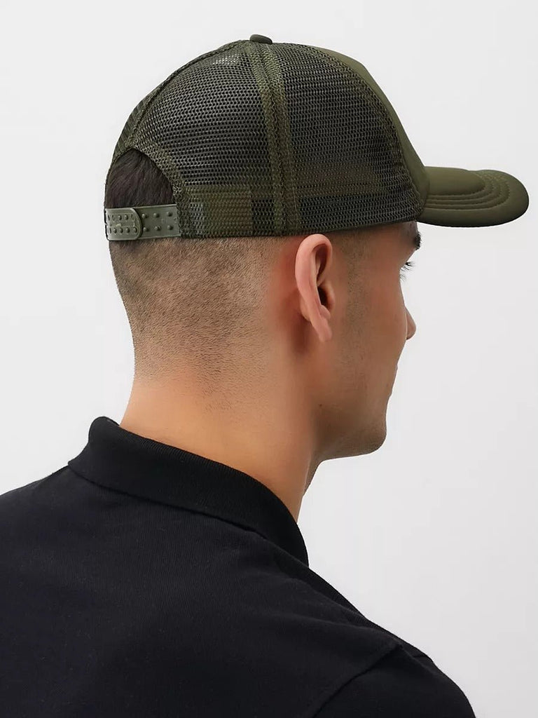 Casquette filet unie, légère et respirante, réglable, idéale pour l'été, modèle Quinn - Casquette - Kaki