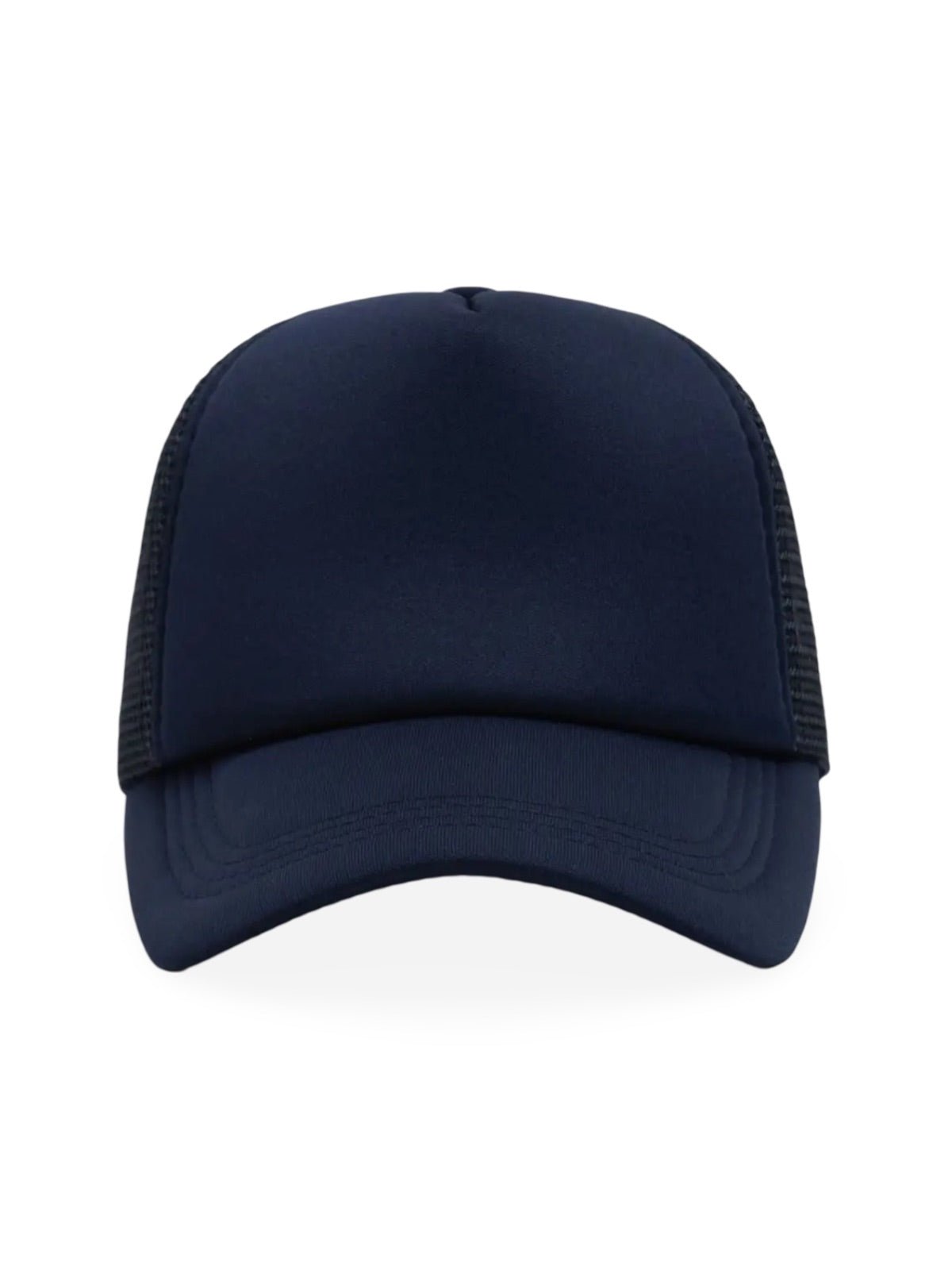 Casquette filet unie, légère et respirante, réglable, idéale pour l'été, modèle Quinn - Casquette - Bleu marine