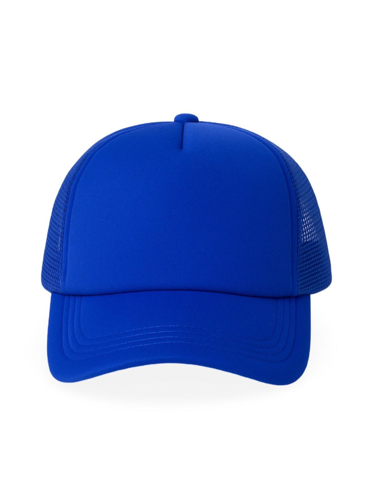 Casquette filet unie, légère et respirante, réglable, idéale pour l'été, modèle Quinn - Casquette - Bleu