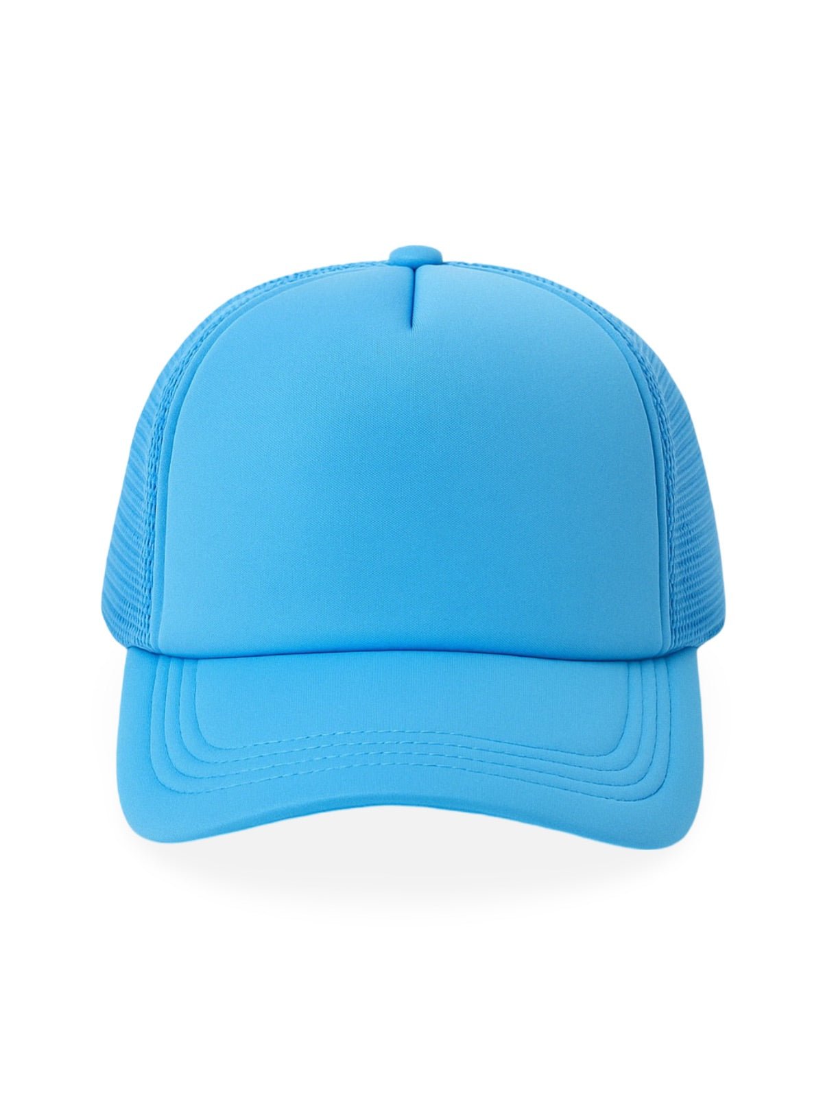 Casquette filet unie, légère et respirante, réglable, idéale pour l'été, modèle Quinn - Casquette - Bleu ciel