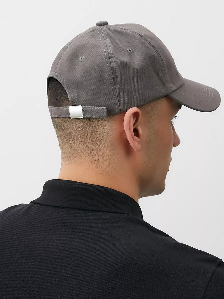 Casquette HEART brodée, coton respirant, visière courbée, ajustable, style urbain, modèle Hermi - Casquette - Gris