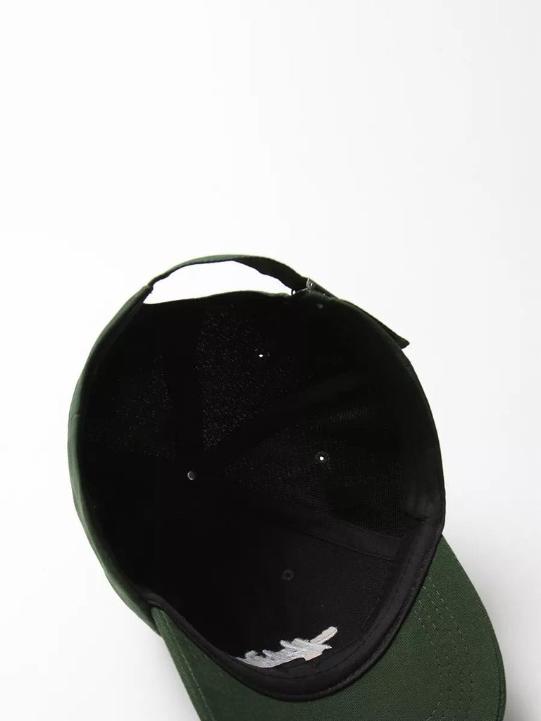 Casquette HEART brodée, coton respirant, visière courbée, ajustable, style urbain, modèle Hermi - Casquette - Vert