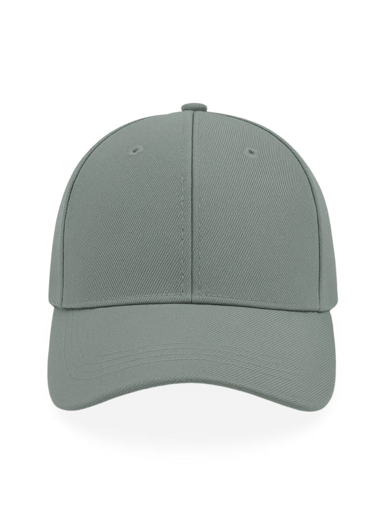Casquette unie colorée, à visière courbée, réglable, au polyester respirant, look minimal, modèle Gaby - Casquette - Gris