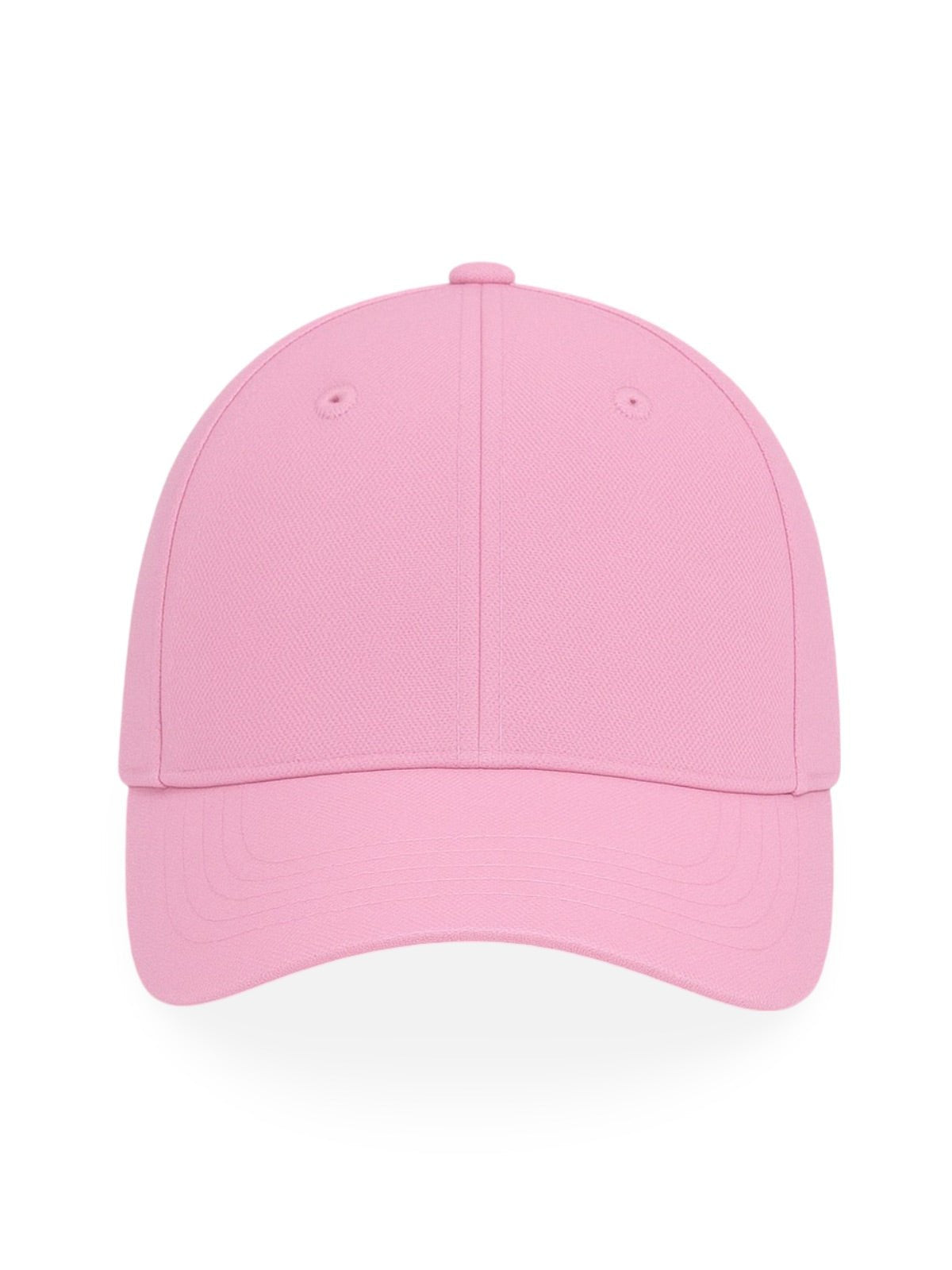 Casquette unie colorée, à visière courbée, réglable, au polyester respirant, look minimal, modèle Gaby - Casquette - Rose