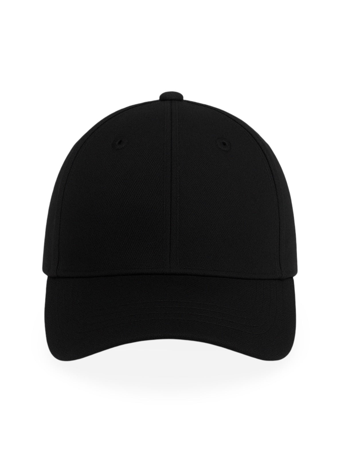 Casquette unie colorée, à visière courbée, réglable, au polyester respirant, look minimal, modèle Gaby - Casquette - Noir