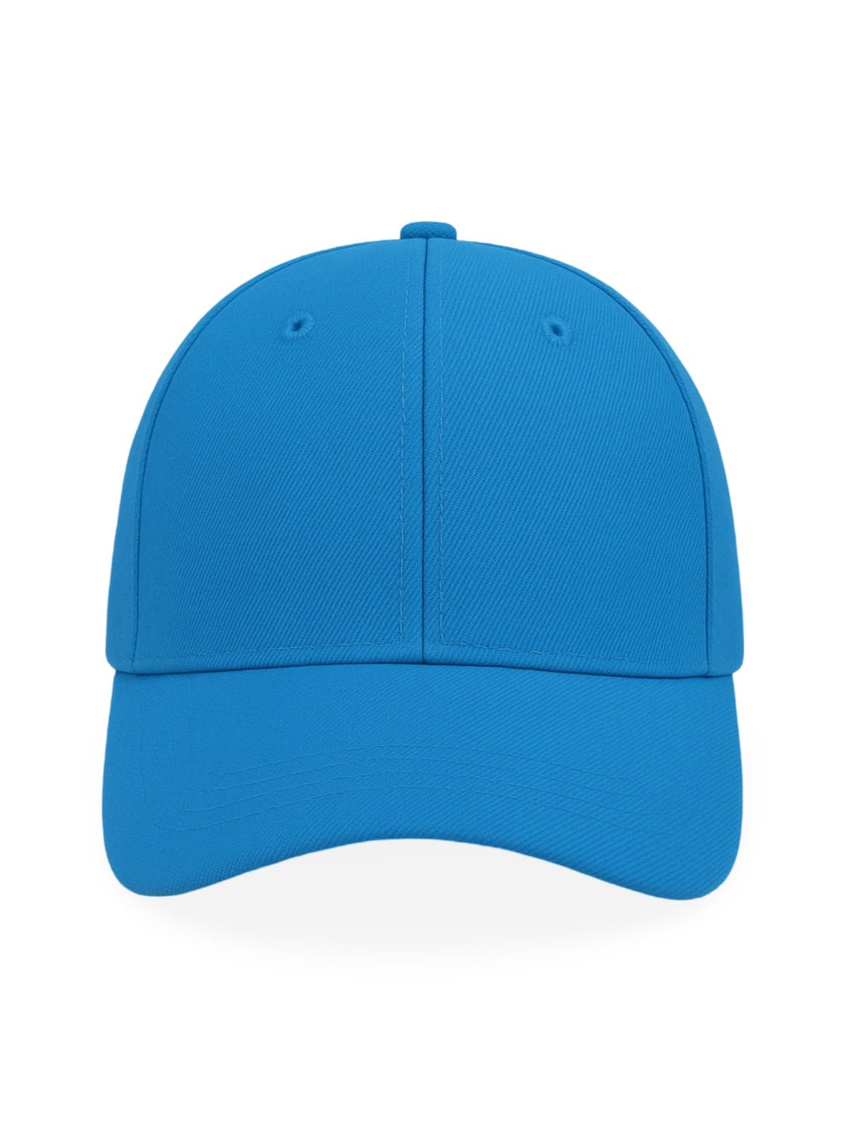 Casquette unie colorée, à visière courbée, réglable, au polyester respirant, look minimal, modèle Gaby - Casquette - Bleu clair