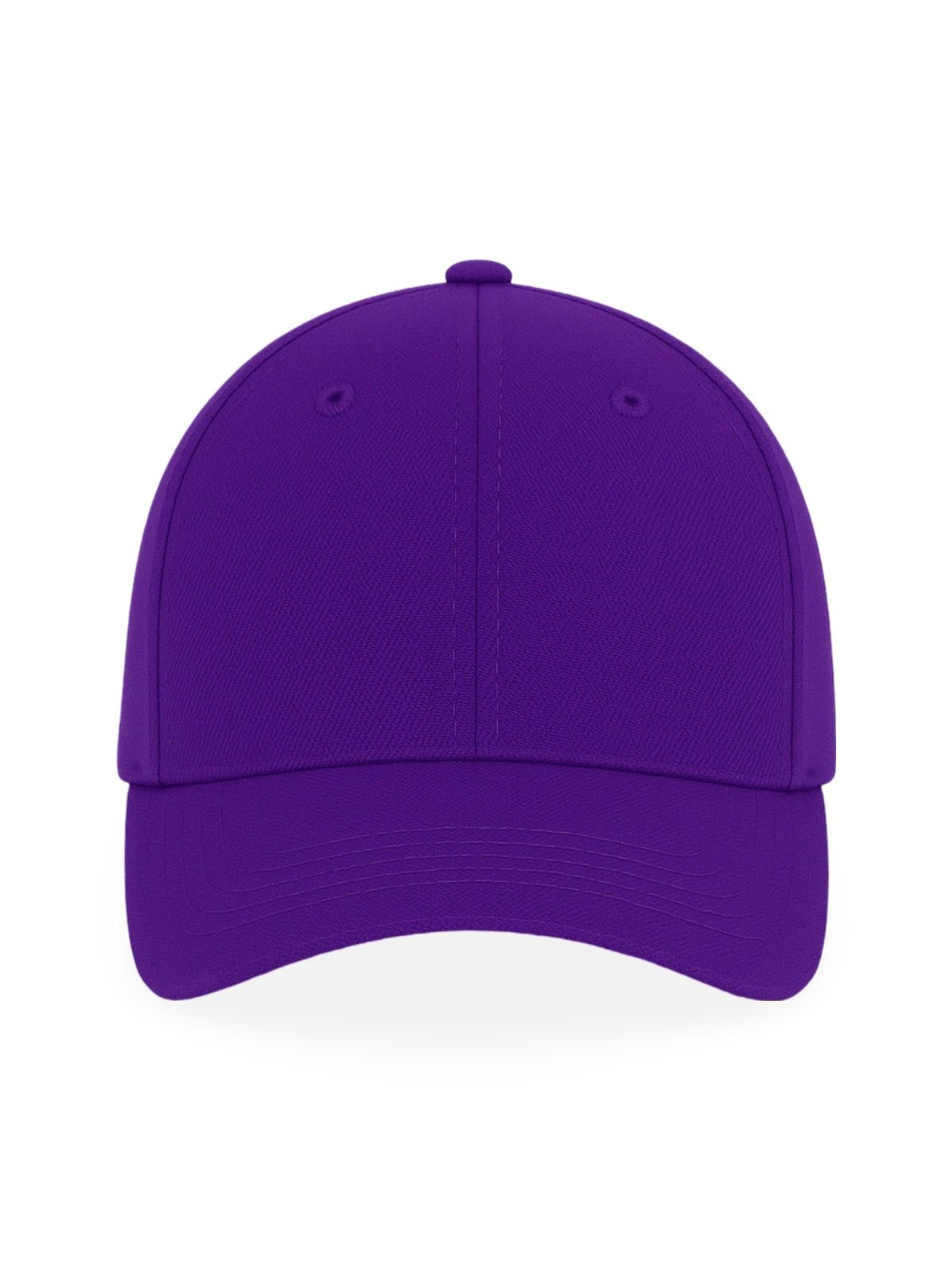 Casquette unie colorée, à visière courbée, réglable, au polyester respirant, look minimal, modèle Gaby - Casquette - Violet