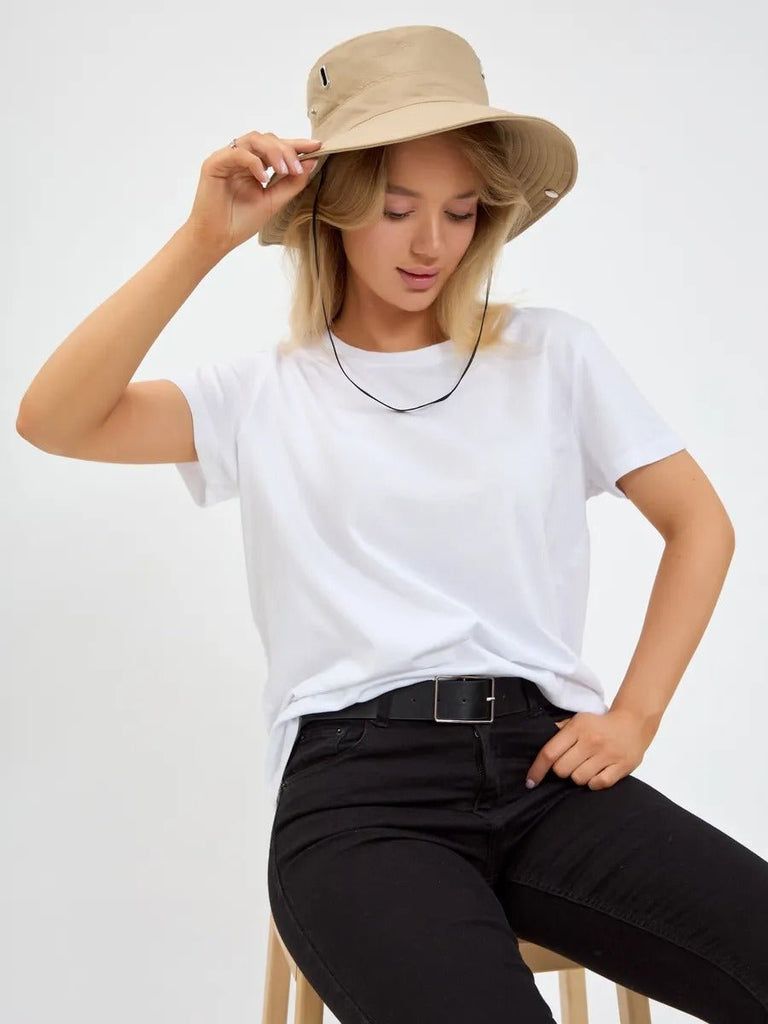 Chapeau large bord, protection solaire UPF 50+, accessoire plein air, couvre - chef unisexe été, modèle respirant léger, style randonnée, tissu séchage rapide, modèle Hitar - Chapeau de paille - Beige