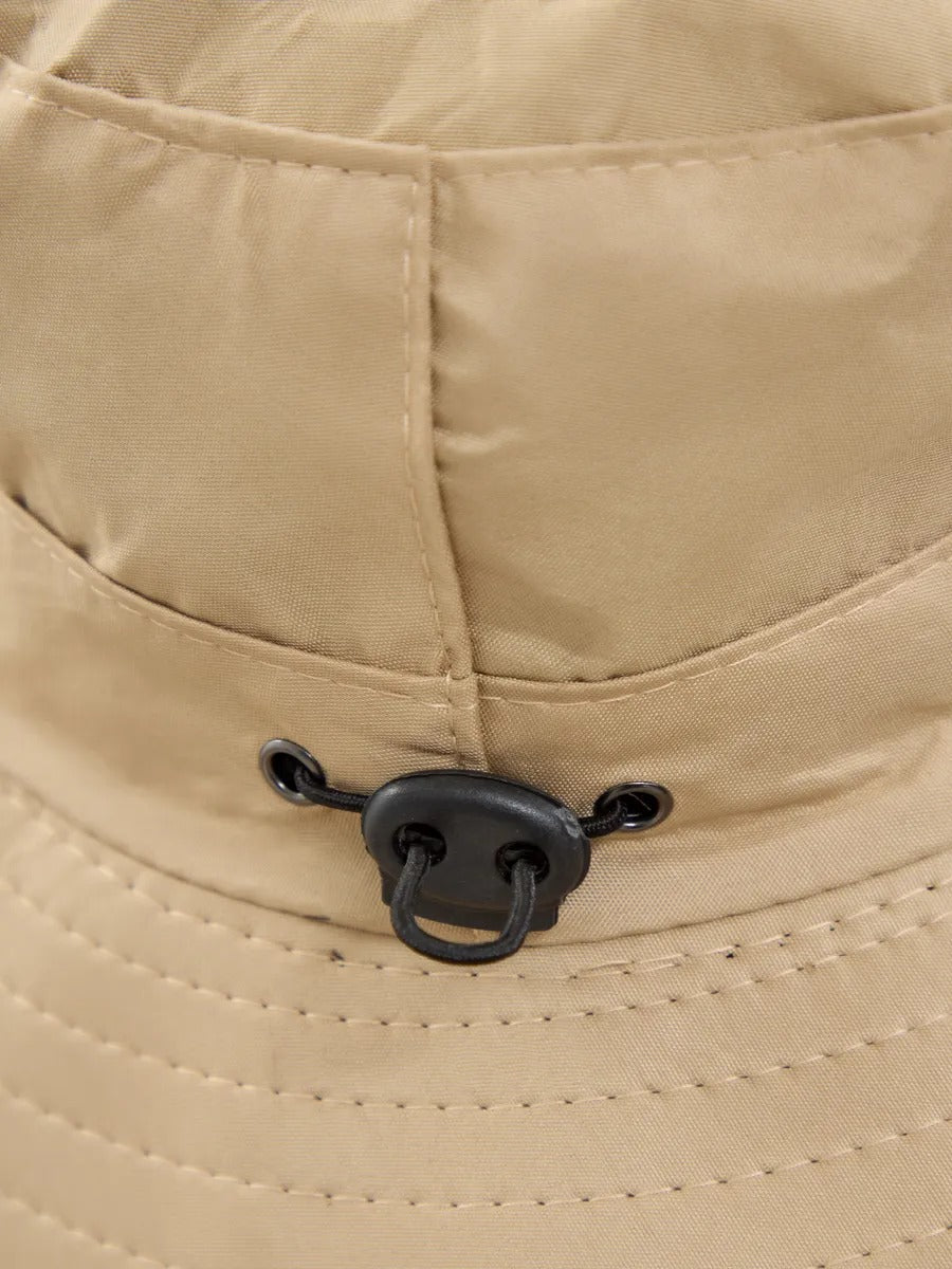 Chapeau large bord, protection solaire UPF 50+, accessoire plein air, couvre - chef unisexe été, modèle respirant léger, style randonnée, tissu séchage rapide, modèle Hitar - Chapeau de paille - Beige