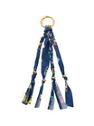Charms colorés pour chaussures et sac, accessoires à franges en tissu, anneau métallique, style bohème, bijou de sac, modèle Playba - charms - Bleu