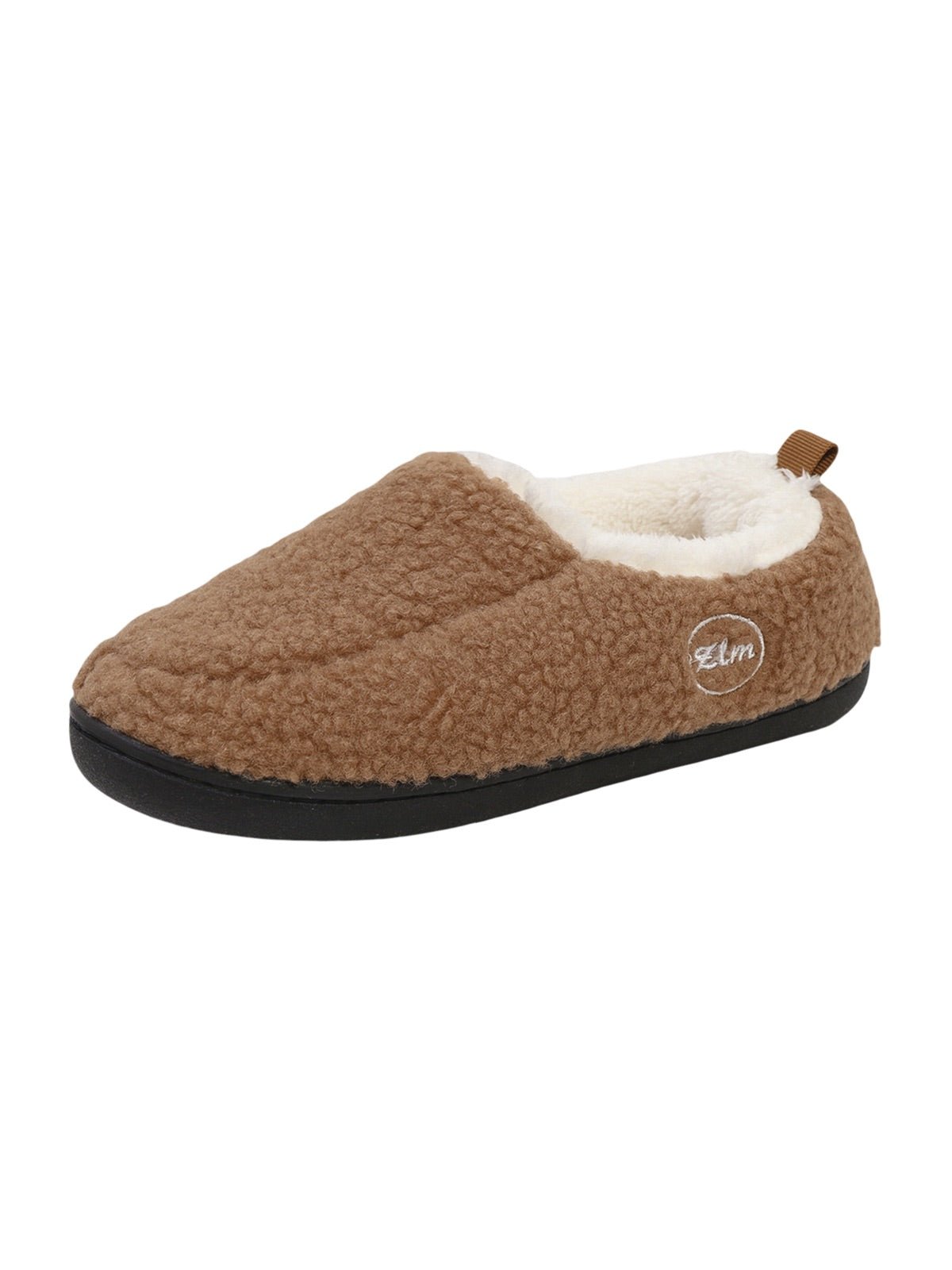 Chaussons d’hiver chaud, pantoufles fourrées confort, chaussons antidérapants maison, chaussures cocooning intérieur, modèle Wand - Chaussons - Camel XXS