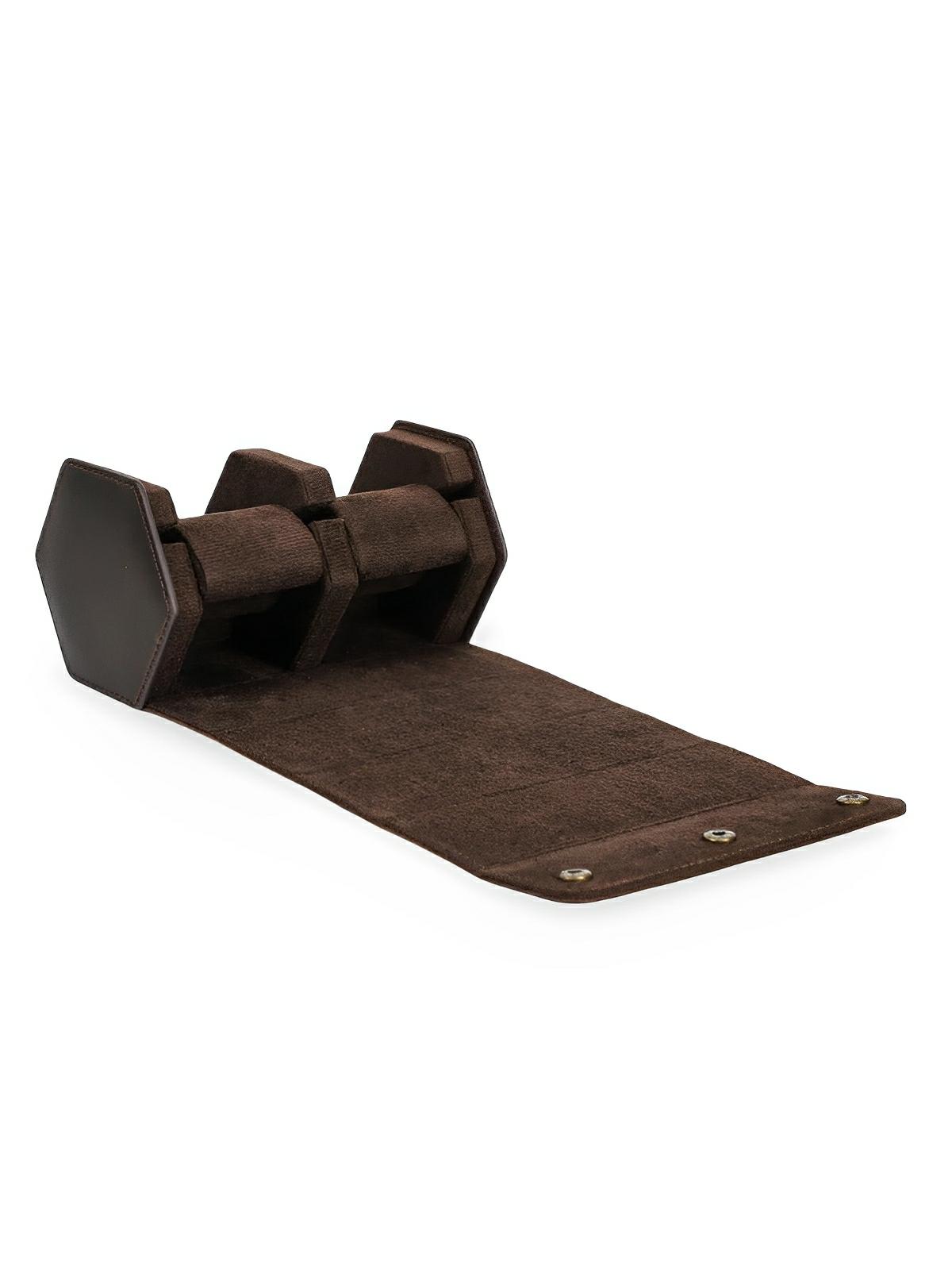 Coffret à montres, en cuir, double capacité, intérieur doux, modèle Jules - Coffret - Café