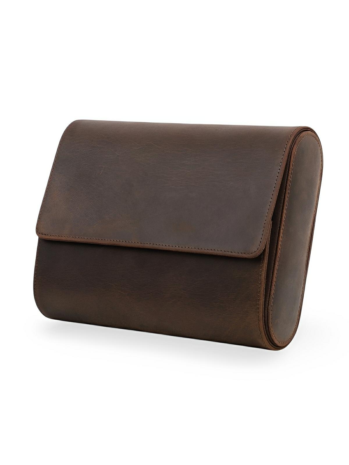 Coffret à montres, en cuir, grand format, modèle Verner - Coffret - Café
