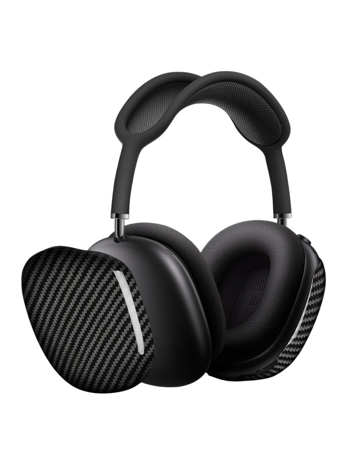 Coque AirPods Max carbone, protection intégrale, design léger, texture fibre carbone, accessoire premium, modèle Eryx - Accessoire AirPods Max - Carbone