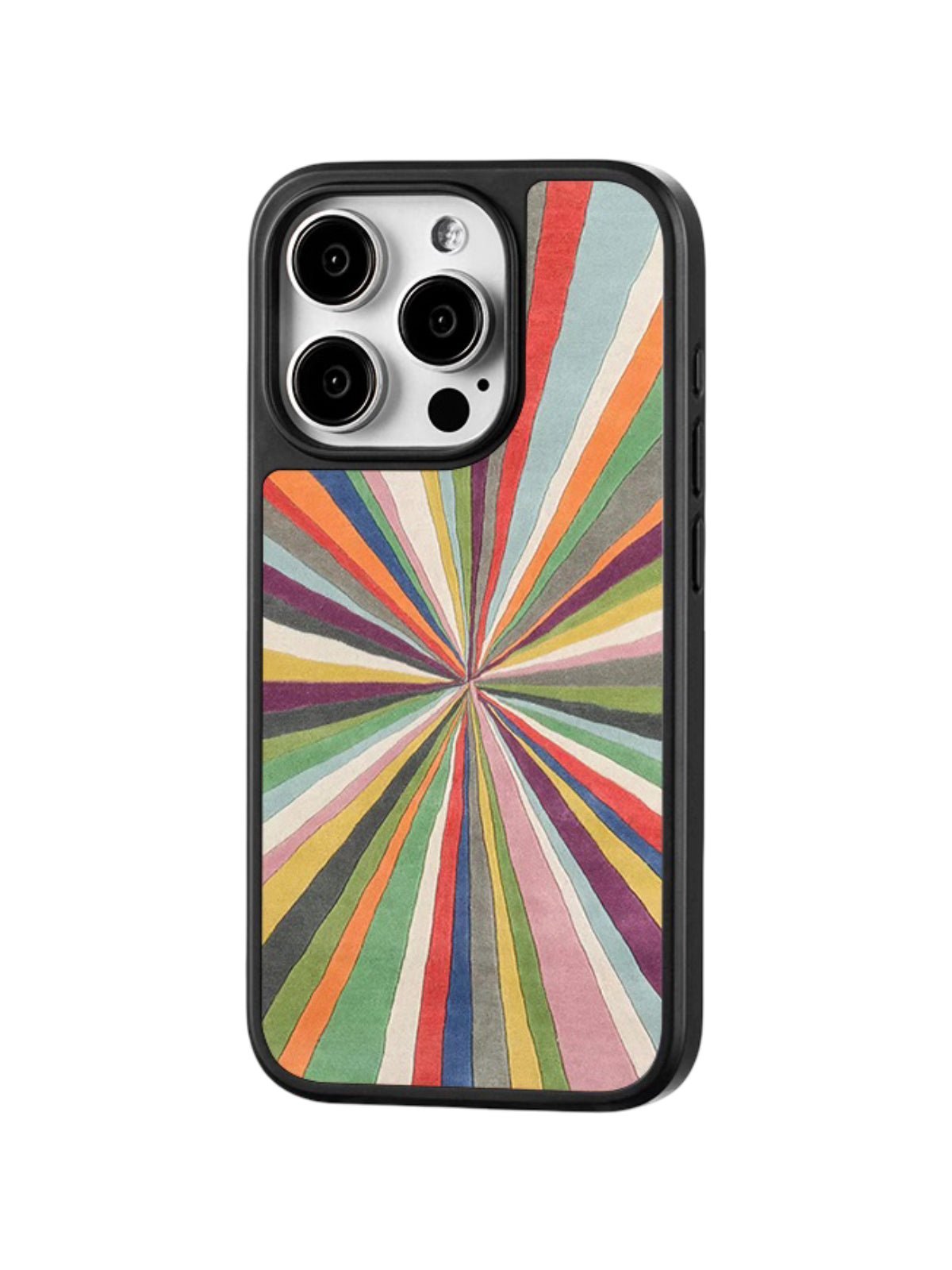 Coque iPhone colorée, protection renforcée, motif arc - en - ciel, compatible MagSafe, design créatif, finition mate, anti - choc, modèle Valentine - Coque iPhone - Multicolore iPhone 12