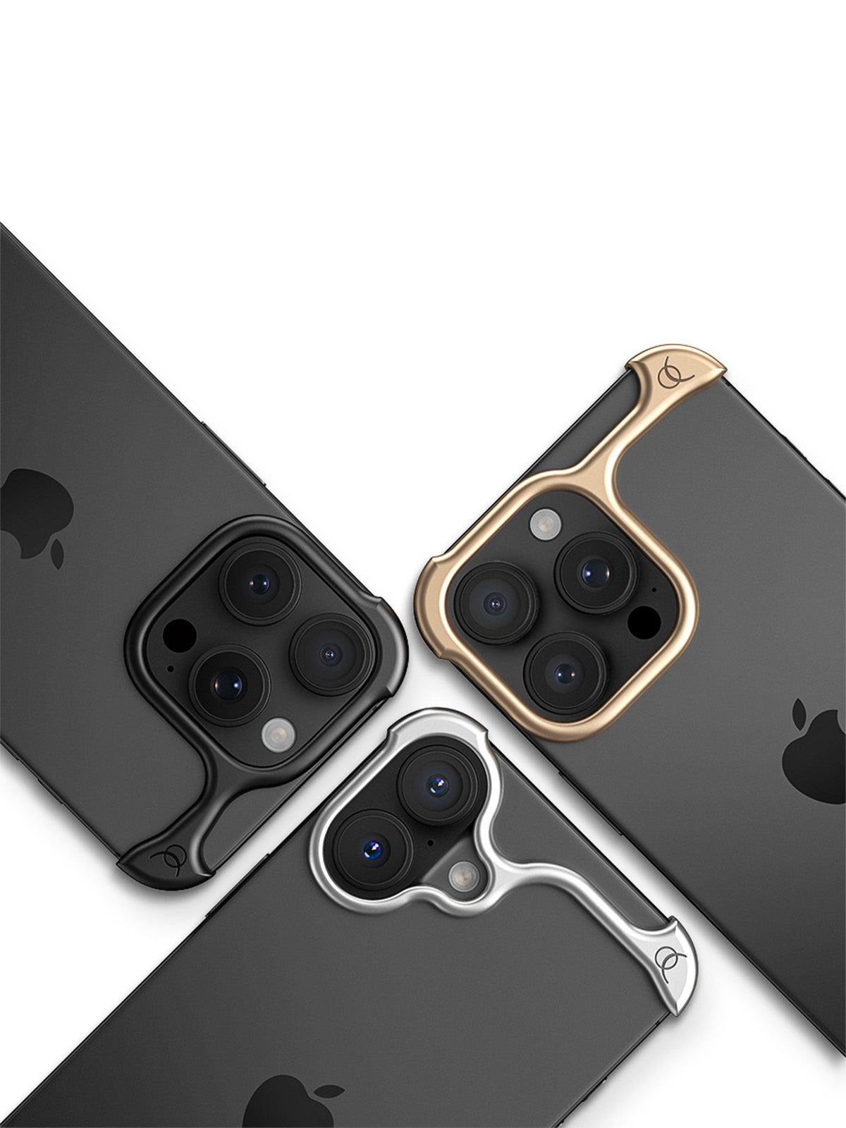 Coque iPhone métal fin signature, design aérien exclusif, protection caméra intégrale, style premium, sensation ultra légère, modèle Zarek - Coque iPhone - Noir iPhone 13