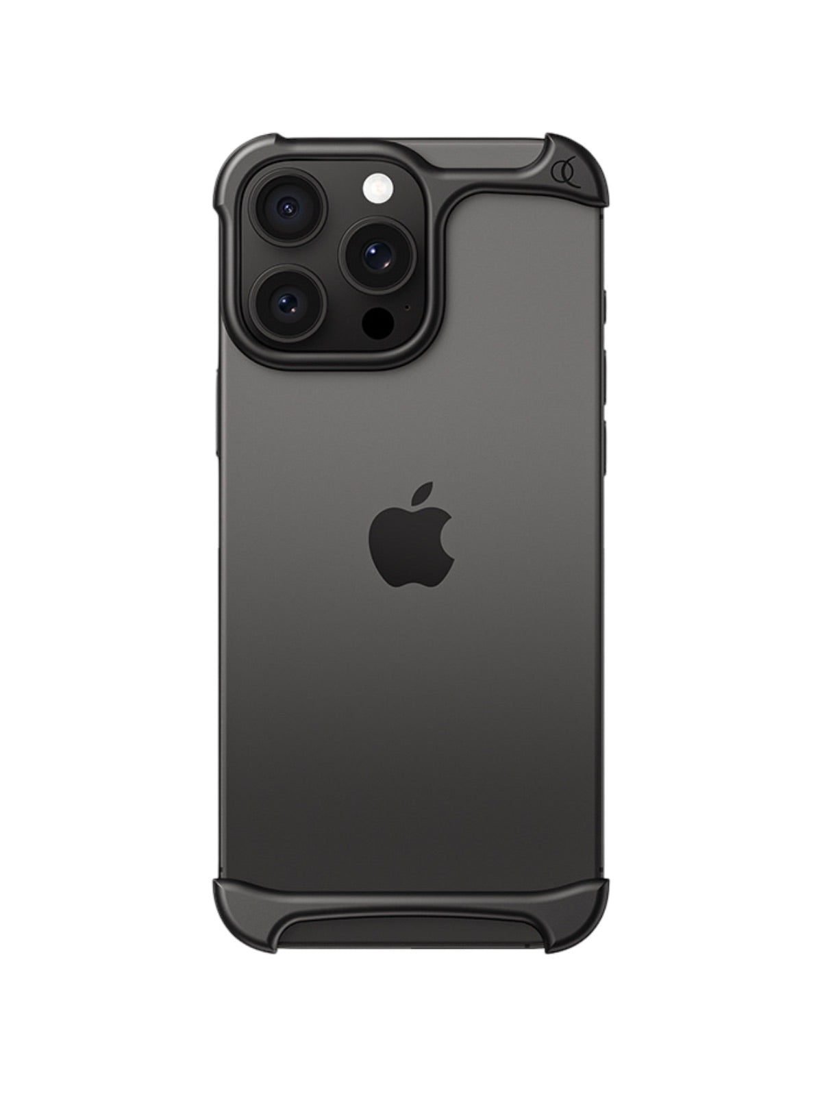 Coque iPhone métal fin signature, design aérien exclusif, protection caméra intégrale, style premium, sensation ultra légère, modèle Zarek - Coque iPhone - Noir iPhone 13