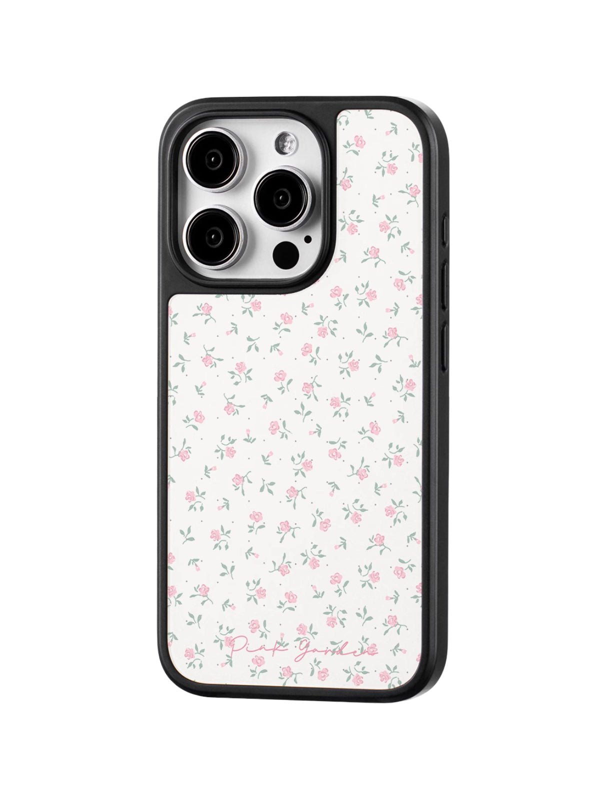 Coque iPhone motif fleurs roses, protection renforcée, design mat, anti - choc, compatible sans fil, style romantique, modèle Ionela - Coque iPhone - Blanc iPhone 12