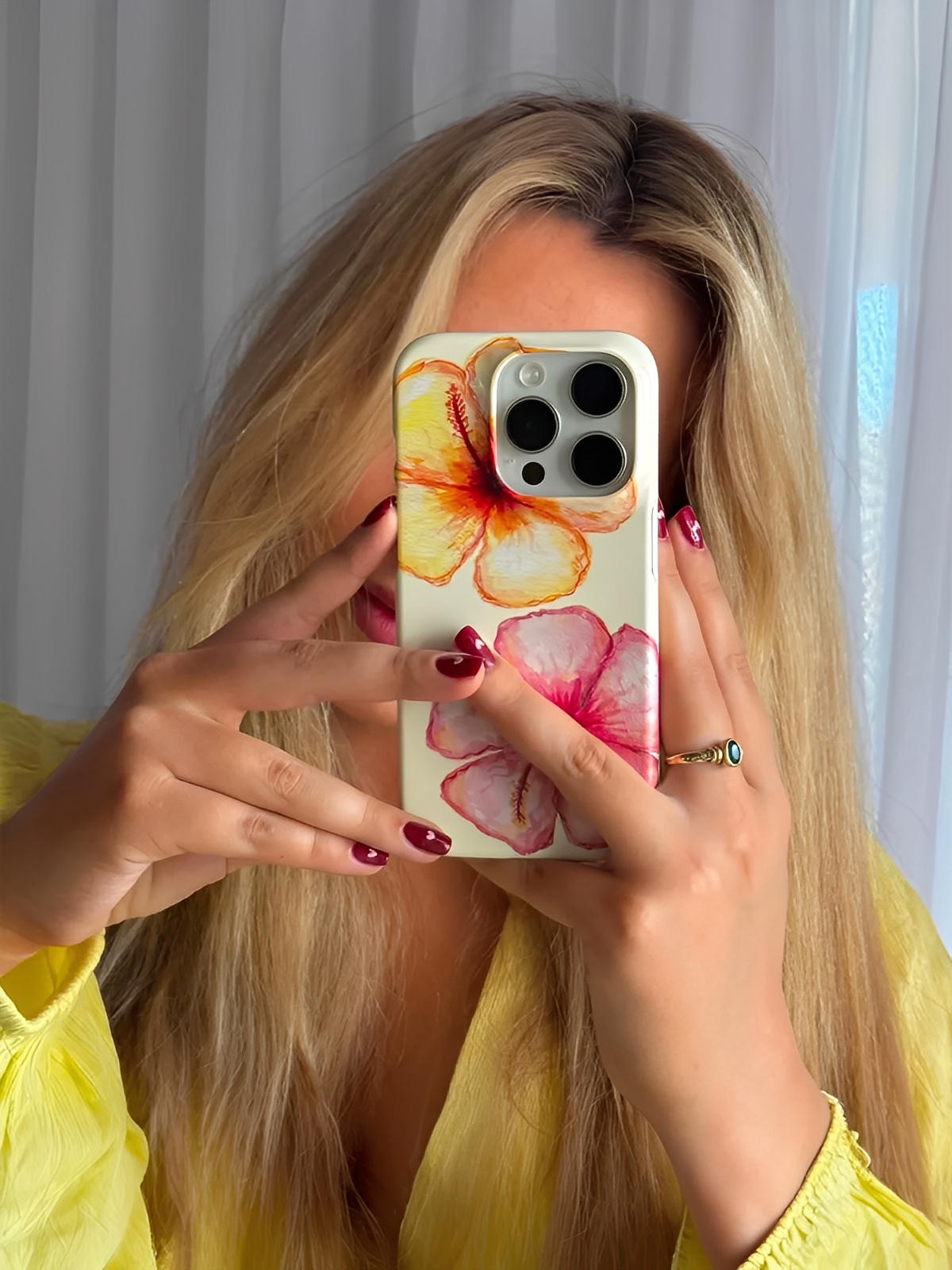 Coque iPhone, protection anti - choc, impression numérique, style artistique, coque rigide fine, compatible MagSafe, modèle Kaelith - Coque iPhone - Beige iPhone 13